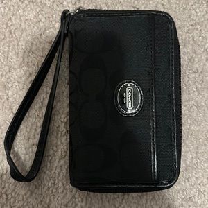 Coach mini wristlet